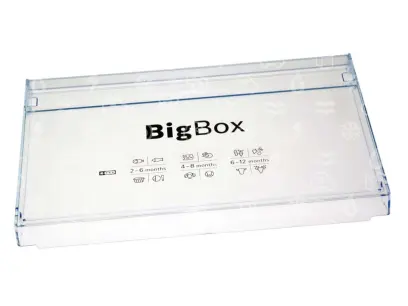 čelo zásuvky mrazničky BOSCH / SIEMENS, BigBox 240x396 mm